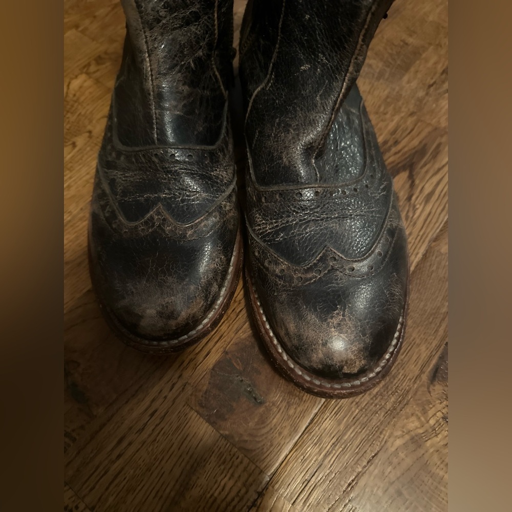 Bed Stu Nadi Women’s Chelsea Ankle Boot Wingtip - Picture 8 of 9